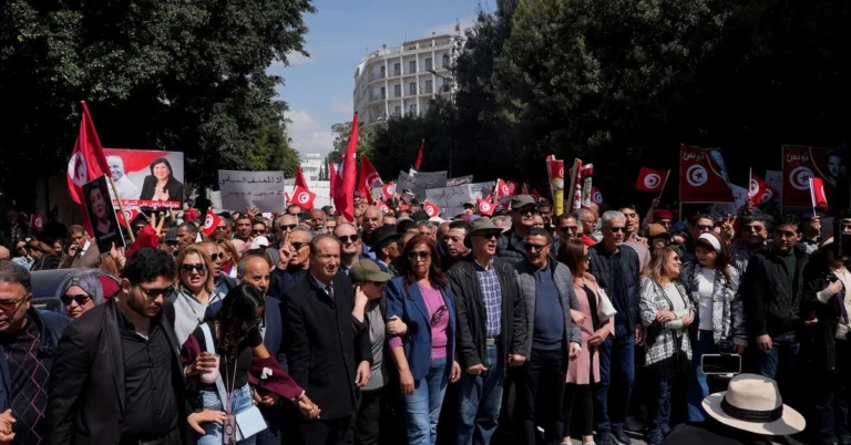 Massive protests against Saied erupt in Tunisia