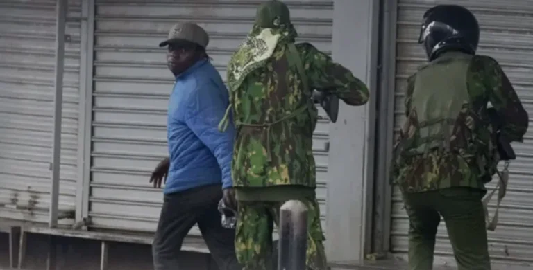 Two police officers arrested over shooting of hawker in Nairobi