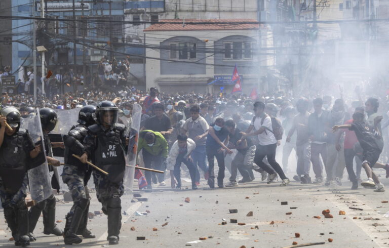 Protesters clash with police over social media ban in Nepal