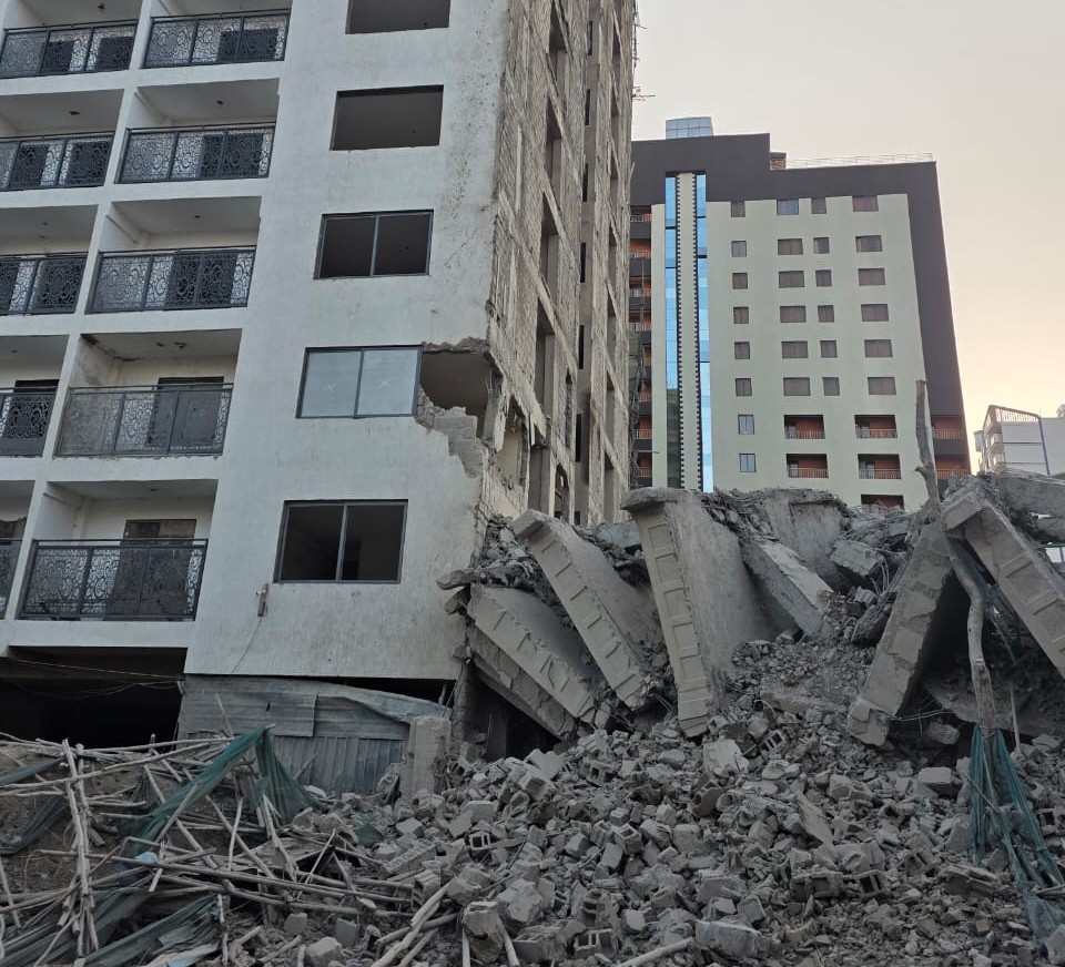 South C building collapse: Four feared trapped