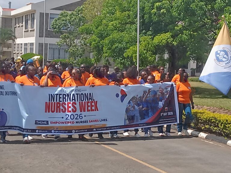 KUTRRH nurses urged to advance studies during Nurses Week
